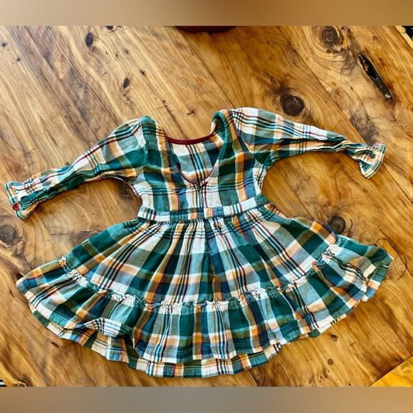 Ruffle butts Windsor plaid twirl dress - Picture 5 of 6